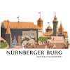 Nuremberg Castle Illustration Hand Drawing