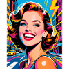 Pop Art Portrait 60s