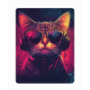 Cool DJ cat with sunglasses