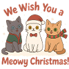 Cute Christmas Cats – Meowy Christmas