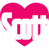 J’aime Scott Pink Heart J’aime Scott