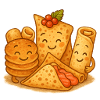 Bon blini amis, blinis, pancakes