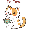 Chat Tea Time Doux