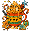 Christmas Mug – Hot Chocolate & Sweets