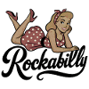 Rockabilly donna anni ' 50 sdraiato sottoveste regalo