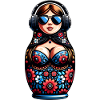 Russian Matryoshka Music Russia Russian