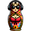 Russian Matryoshka Music Russia Russian