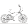 Freestyle BMX Silhouette Minimal