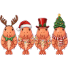 Garnele Weihnachtsmann Weihnachtsbeleuchtung