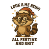 Raton laveur de Noël