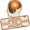 Panneau d’alerte d’anxiété à haute tension