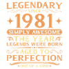 45e anniversaire de Legends 1981