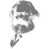 Marxist Silhouette Portrait