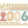 Legendarisk siden 2006 Vintage jubilæumsgave