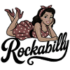 Rockabilly Woman 50s Reclining Petticoat Gift
