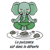 Zen Elephant Power in Relaxation