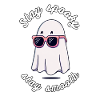 Ghost with sunglasses style