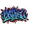 Mathieu Graffiti Neon Printable on Textile