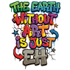 La Terre sans art : graffiti