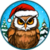 Eulen Weihnachten