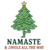 Namaste Festbaum Zen Stil