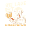 The situation is drunken, skeleton