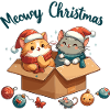 Meoy Christmas Cute Christmas Cats