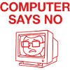 Retro Computer Says No Design