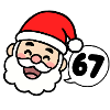 Santa says 67