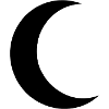 Moon Silhouette Minimalism