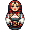 Matryoshka in Russian Matryoshka Doll Russian