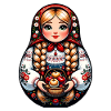 Matryoshka in Russian Matryoshka Doll Russian
