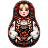 Matryoshka in Russian Matryoshka Doll Russian