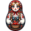 Matryoshka in Russian Matryoshka Doll Russian