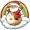 Hamster Santa Claus Christmas