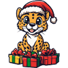 Cadeaux de Noël guépard