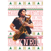 Rockabilly-Weihnachts-Rock'n'Roll-Hässlicher Weihnachtspullover