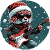 Cheetah Christmas Guitar
