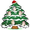 Funny Christmas Tree Christmas Hedgehog