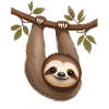 Sloth on a branch – Slow charm