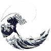 Yin yang wave Kanagawa