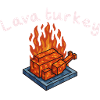 Lava Turkey Brick Roast 