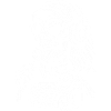 Skeleton DJ with headphones