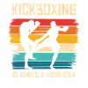 Kickboxen im Regenbogenstil