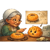 Tatar Babushka explains to the Russian Beljas