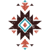 Boho-Diamant-Emblem