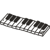 Keyboard Piano Instrument Music Keys Melody