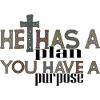 Typographie Faith Cross Tee