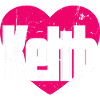J’aime Keith Pink Heart J’aime Keith