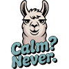 Calm? Never. – Zero serenity